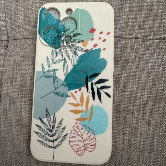 [Free add on item] Tropical Leaf Plant Print iPhone15 Pro Cover - Picture 3 of 5